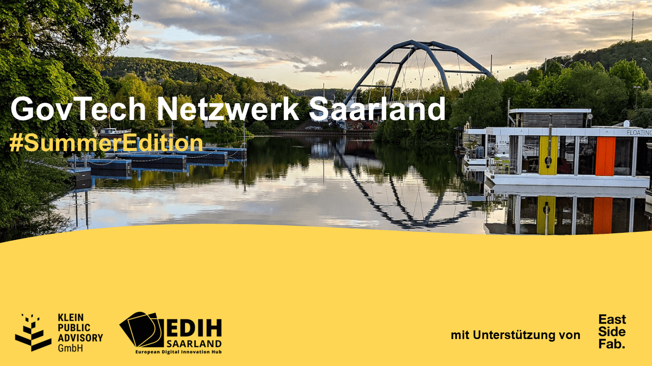 GovTech Netzwerktreffen Saarland - #Summer Edition