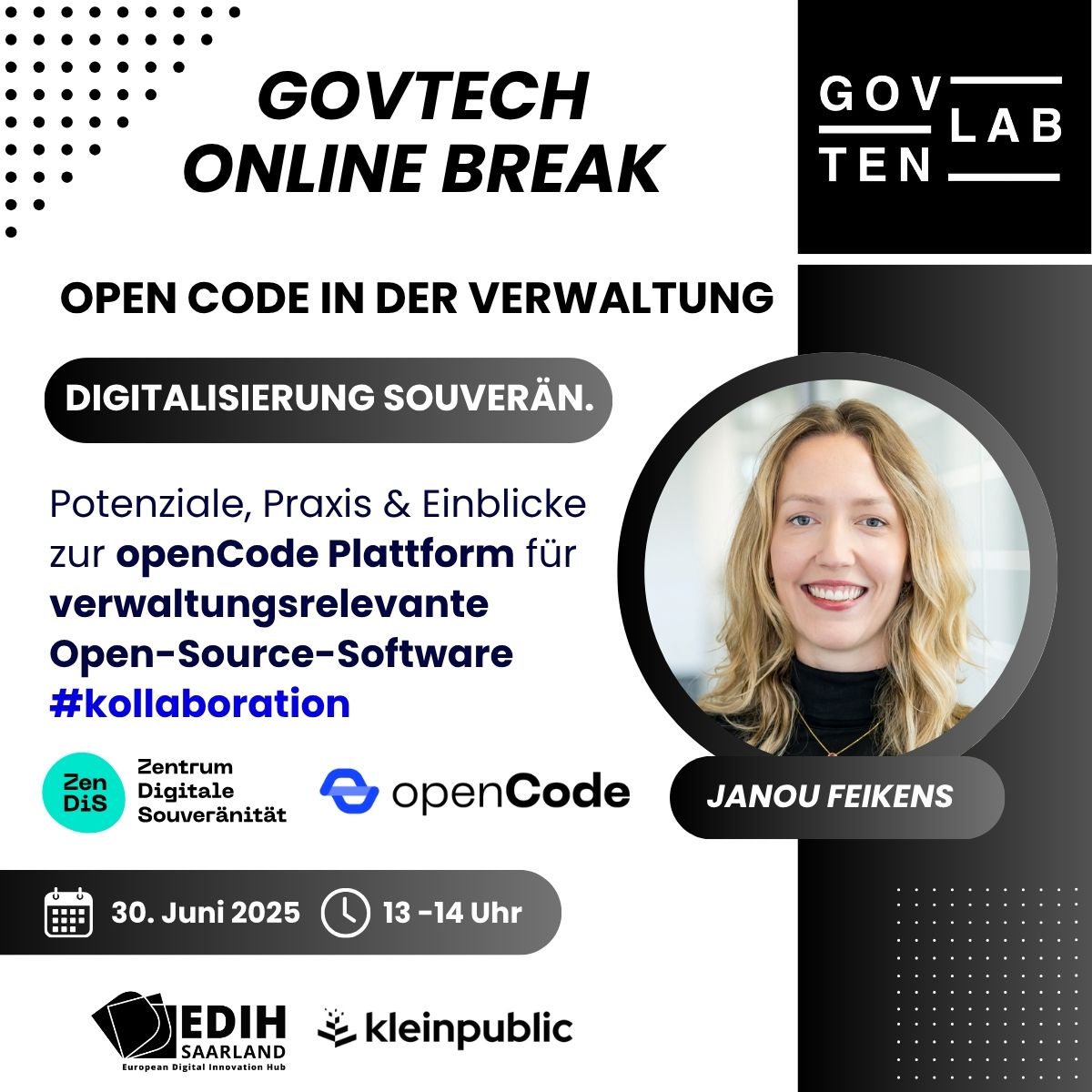 GovTech Online Break: openCode in der Verwaltung