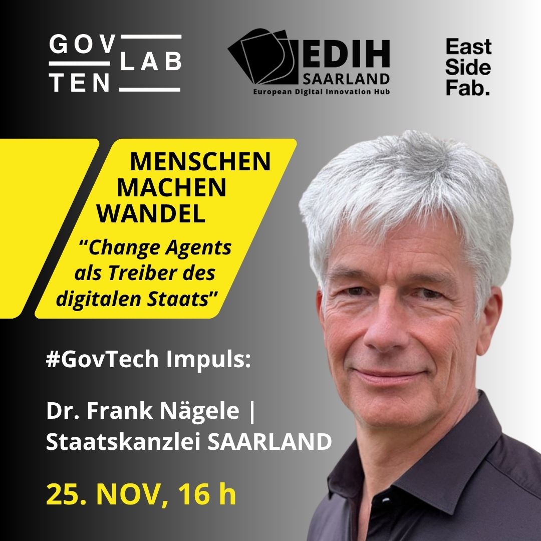 GovTech Meetup: Menschen machen Wandel - die Rolle von Change-Agents im Public Sector